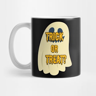 "Trick or Treat Halloween with Ghost" Mug